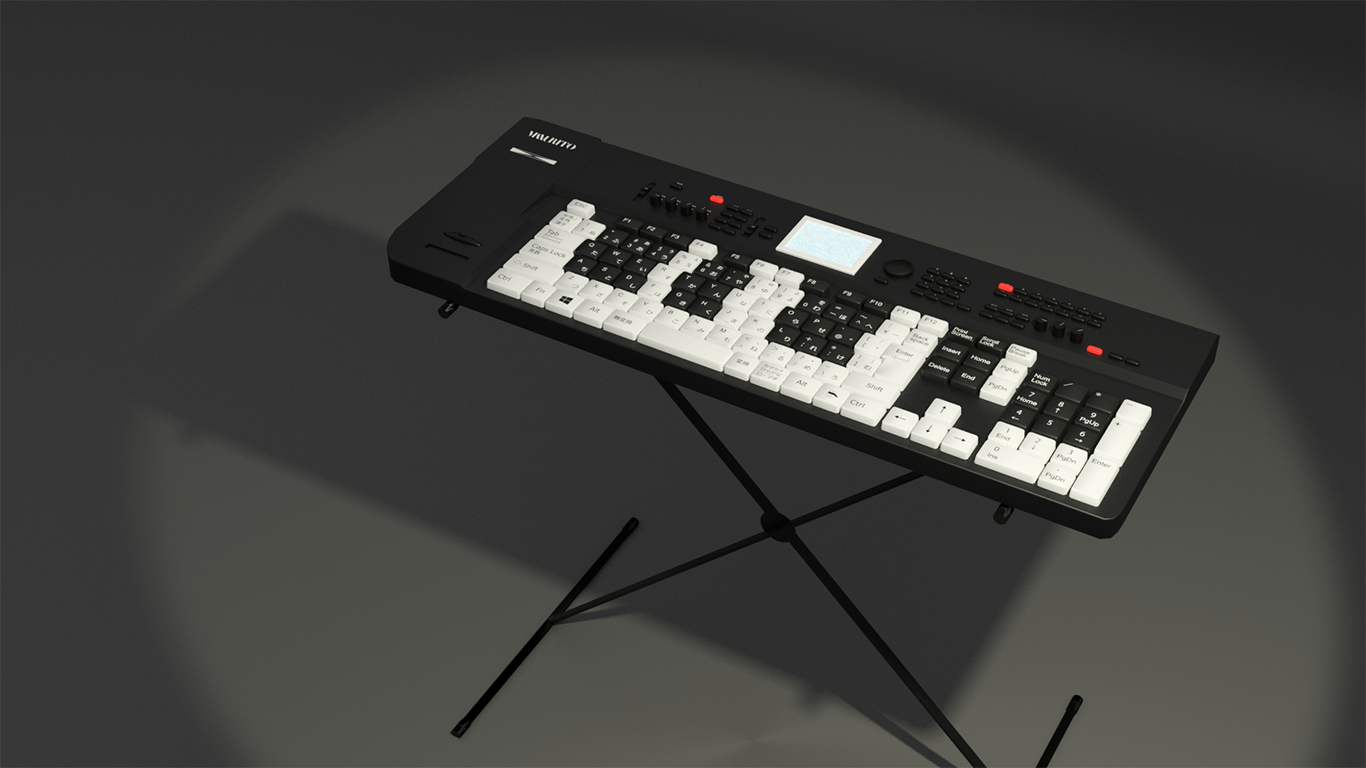 【3Dモデル】キーボードのキーボード【DL可】